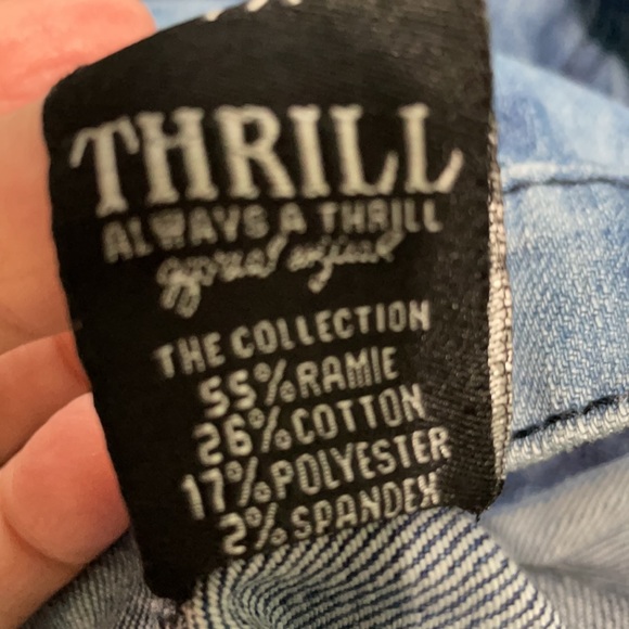 Thrill ladies denim vest jacket - Picture 6 of 7